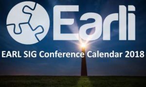 EARLI SIG Conference Calendar 2018